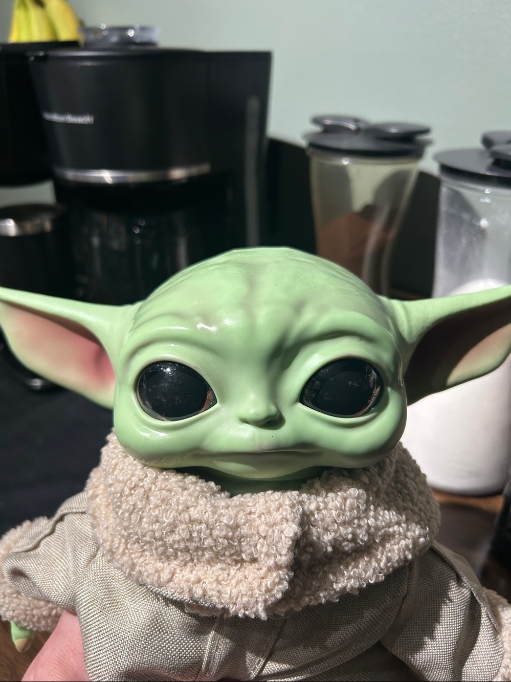 Star Wars Grogu Plush Doll in Green with Tan Robe